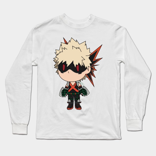 Chibi Bakugou Long Sleeve T-Shirt by NsCrafting